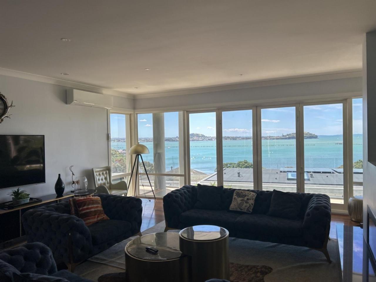 オークランド Orakei Grandeur Mansion With Sea Views & Poolヴィラ エクステリア 写真