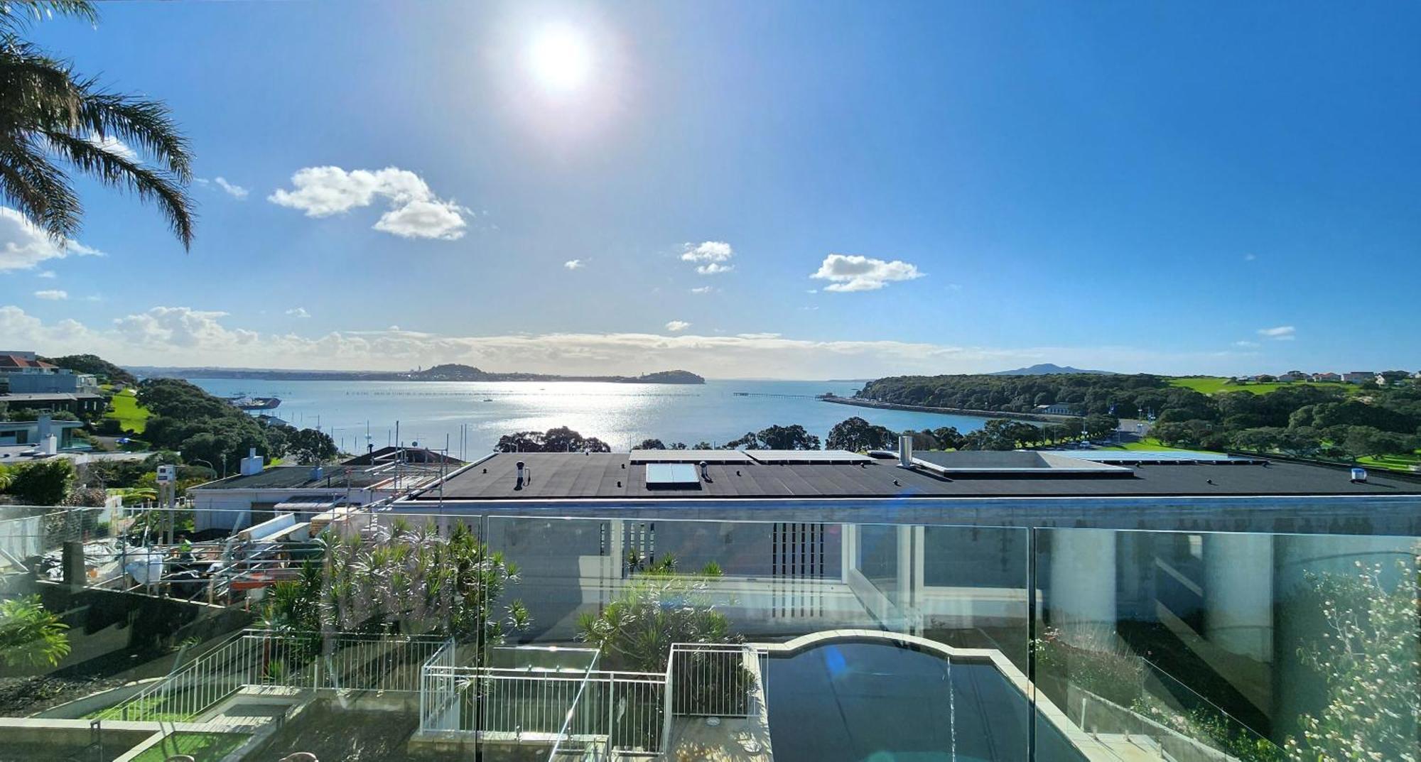 オークランド Orakei Grandeur Mansion With Sea Views & Poolヴィラ エクステリア 写真