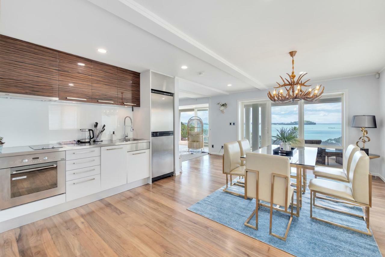 オークランド Orakei Grandeur Mansion With Sea Views & Poolヴィラ エクステリア 写真