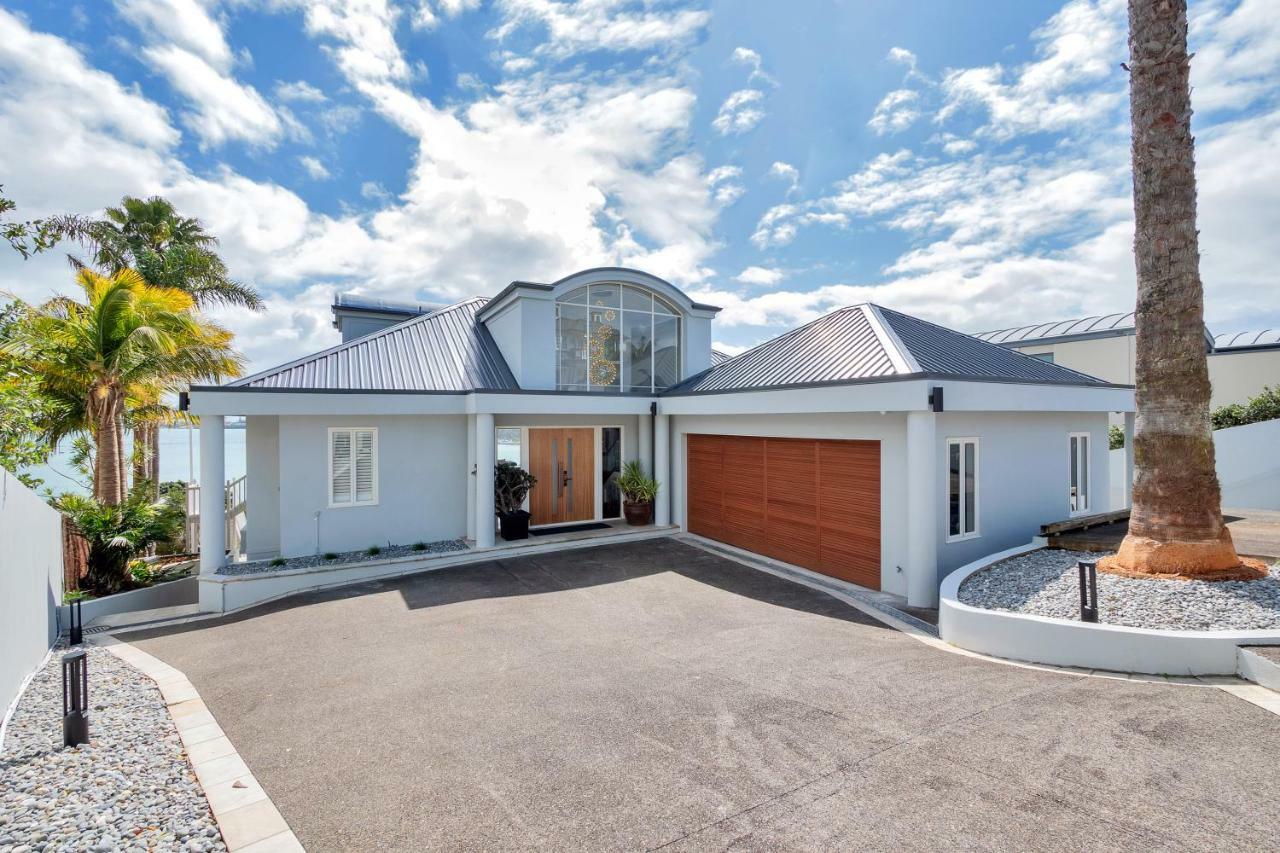 オークランド Orakei Grandeur Mansion With Sea Views & Poolヴィラ エクステリア 写真