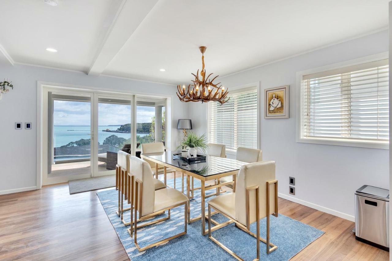 オークランド Orakei Grandeur Mansion With Sea Views & Poolヴィラ エクステリア 写真
